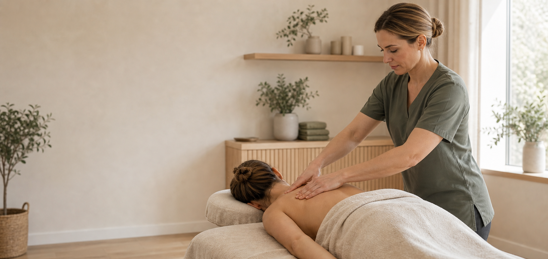 Professionel rygmassage
