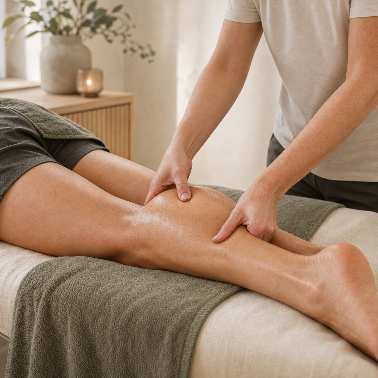 Sportsmassage af ben
